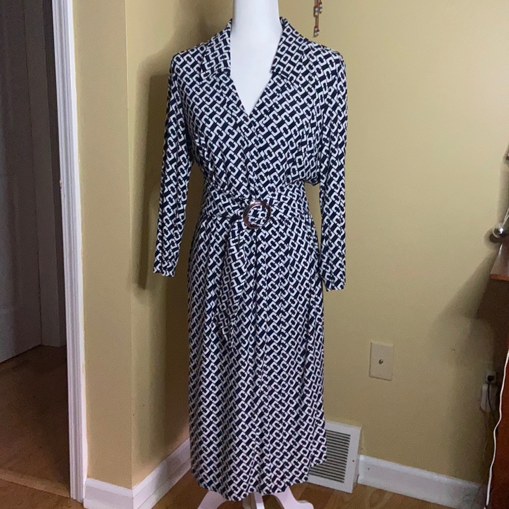 Chaps patterned dress